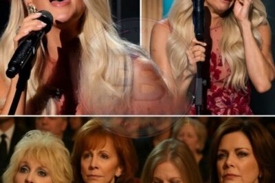 LAST NIGHT AT THE GRAND OLE OPRY… something bigger than a concert happened. Carrie Underwood didn’t just sing—she brought ghosts to life. From the soft ache of Patsy Cline’s voice to the fiery power of Reba’s, and finally a soul-shaking version of Martina McBride’s “A Broken Wing,” Carrie didn’t perform—she channeled. The room was still. People wiped their eyes. Grown men cried. Even the legends watching from backstage couldn’t hold it together. And when Carrie hit that final note, her own tears started to fall. It felt like the stage became hallowed ground. Like the women who came before her were right there, standing with her, lifting her up. Nobody left that night the same…
