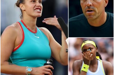 LATEST NEWS: Aryna Sabalenka caused a stir when she claimed Coco Gauff’s victory over Ekaterina Alexandrova at Roland Garros was due to luck and bias from the ATP and umpires, coach Matt Daly responded immediately with just nine words that left the world number 1 star speechless.