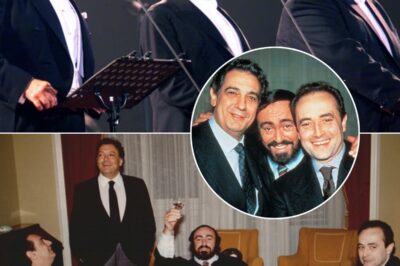 Under the spotlight, the legendary trio of Luciano Pavarotti, José Carreras, and Plácido Domingo stood side by side like three shining stars in the timeless sky of music. As “Maria” resonated with deep emotion, followed by “’O Sole Mio” overflowing with the sunshine of Italy, the entire auditorium seemed to melt into a world of beautiful, eternal memories. Each high note, every phrase of their song, was a slice of time – where art and soul merged into one.