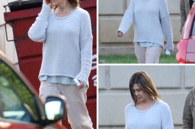 Jennifer Aniston shows her haggard, tired face after being involved in a major scandal involving her ex-lover