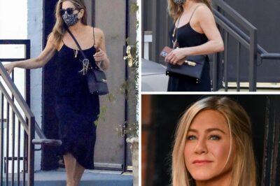 Jennifer Aniston wearing a mask, suddenly stepped out of a Hollywood male star’s house. Fans can’t stop speculating about a new love of the 56-year-old girl.