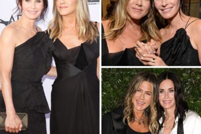 There are friendships that don’t need to be flashy, just a simple act is enough to make people remember forever. For Jennifer Aniston and Courteney Cox, that was clearly demonstrated on a special day – when Cox was facing a personal crisis that no one expected. Jennifer did something that moved Cox to the point of speechlessness.