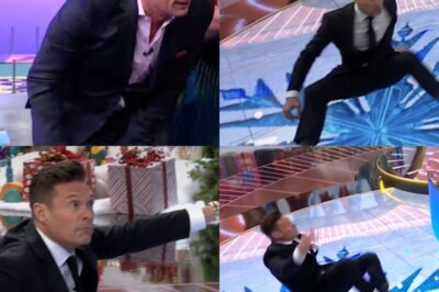 Ryan Seacrest diagnosed with a severe knee injury after attempting a breakdance move on Wheel of Fortune, but producers refuse to take responsibility for the incident!