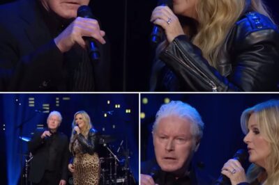 In A Truly Unforgettable Night, Trisha Yearwood Invited Her Close Friend Don Henley To Join Her On Stage For A Breathtaking Rendition Of “Walkaway Joe.” With Her Words, “I Can’t Imagine Being Honored Without Don Henley Helping Me Finish This Show,” Yearwood Set The Stage For A Mesmerizing Duet That Had The Audience Spellbound. Their Harmonies Blended Effortlessly, Transporting Fans Back To The Glory Days Of The Song While Filling The Room With An Overwhelming Sense Of Nostalgia. This Timeless Performance Was A True Celebration Of Their Enduring Friendship And Unmatched Musical Chemistry.