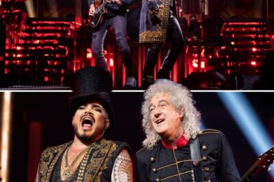 Adam Lambert and Brian May Leave Audience Breathless with Epic Rendition of ‘Nessun Dorma,’ Blending Rock and Opera in a Stunning Display of Vocal Mastery and Dramatic Passion