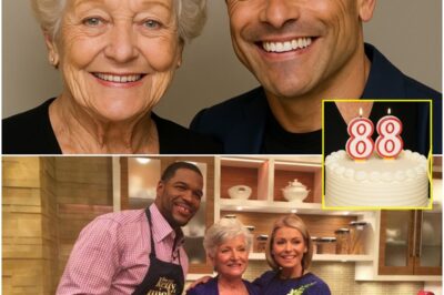 Mark didn’t just surprise her with a beautiful cake — he also gave her a heartfelt gift that brought her to tears: a scrapbook filled with cherished family memories and handwritten letters from everyone she loves. Overwhelmed with emotion, she pulled him into a warm, tight hug, holding her son close in a moment they’ll both treasure forever.