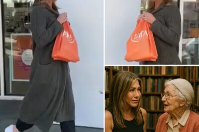 Jennifer Aniston Held Captive for Nearly an Hour at a Used Bookstore by a Surprise Chat with an Elderly Woman – Heartwarming Secret Stuns Fans!
