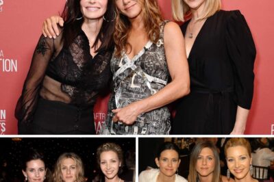 Jennifer Aniston received heartfelt support from Lisa Kudrow and Courteney Cox during the collapse of her marriage. Her surprising reaction moved everyone and made them reflect on the power of friendship.