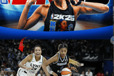 Angel Reese rocks shirt with her NBA 2K26 cover before Sky take on Lynx