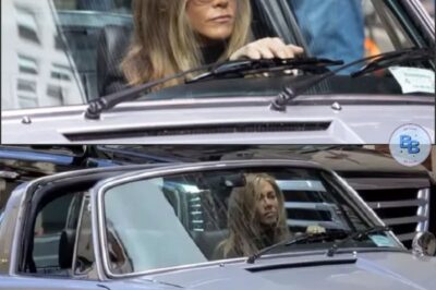 Jennifer Aniston steps out of a special supercar worth nearly $200,000. Revealed to be a “wedding” gift from a special person