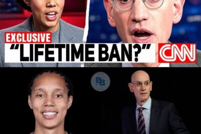 Basketball World Shaken: Brittney Griner Handed Lifetime Ban as Adam Silver Confronts Explosive Leaked Audio—Shocking Twist Sends WNBA and NBA Fans into Frenzy Over Fallout and Hidden Truths!