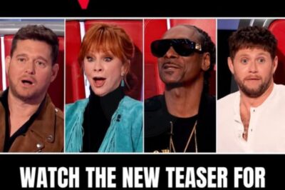 Reba McEntire causes a storm on The Voice! At 70, she’s not just making a return—she’s bringing an unexpected twist that no one saw coming! With Michael Bublé, Niall Horan, and Snoop Dogg also back, fans can’t stop buzzing: What will Reba do first in season 28? The shocking reveal is already stirring up excitement—find out what’s in store in the comments! 🔥🎶