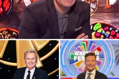 “We Want Pat Back!” Fans Erupt After Sajak’s Surprise Return—Seacrest Admits Pressure of Filling Icon’s Shoes. Just weeks into Ryan Seacrest’s run as the new Celebrity Wheel of Fortune host, fans were left stunned when Pat Sajak made a surprise appearance—prompting an outpouring of love and nostalgia. Viewers flooded social media with heartfelt pleas like “Pat should’ve never retired!” Meanwhile, sources say Seacrest, though honored, is feeling the weight of replacing a beloved legend. “He’s proud to carry the torch,” an insider shared, “but the shadow of Sajak looms large.” Has Seacrest bitten off more than he can spin?
