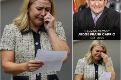 Tears on Live Television: Karoline Leavitt’s Heartfelt Tribute to Judge Frank Caprio