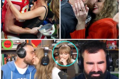 EXPLOSIVE! Jason Kelce Breaks Down in Tears After Travis Kelce & Taylor Swift Share a Sweet Kiss on *New Heights* Podcast!