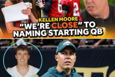 SHOCKING! Saints Coach Kellen Moore Reveals QB Battle Heating Up—”We’re Close” to Naming Starting Quarterback!