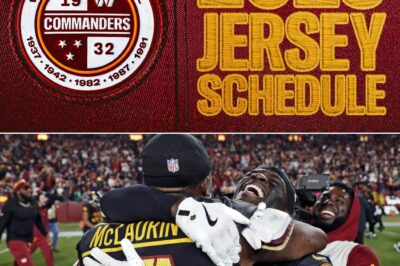 EXPLOSIVE! Washington Commanders Drop 2025 Jersey Schedule and Troll Opponent in Epic Move!