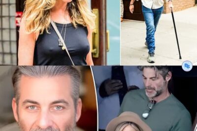 Jennifer Aniston looks smitten as she emerges in NYC with hunky new boyfriend amid his mystery injury