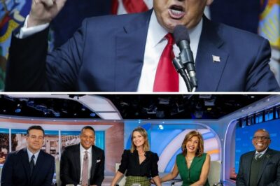 Trump erupted during a fiery late-night speech, launching a scathing attack on ABC and NBC. In a moment that stunned even his supporters, he threatened to “shut down” the networks entirely, accusing them of spreading dangerous misinformation. He went further — a demand that sent shockwaves through the media world.