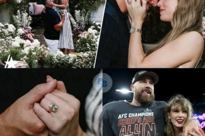 “Taylor Swift Says YES: Travis Kelce’s Fairytale Garden Proposal, the Giant Ring That Broke the Internet, and How America’s New Power Couple Is Changing Love, Fame, and Football Forever”