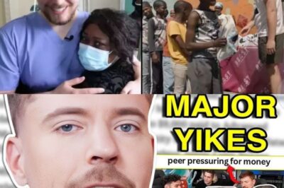 Mr. Beast’s Shocking Charity Stream: Fans Outraged Over Peer Pressure and Insensitive Comments on Donations – Is This Really About Helping or Just Going Viral?