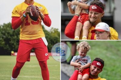 Patrick Mahomes Brings Son Bronze To Chiefs Training Camp In Heartwarming Family Moment