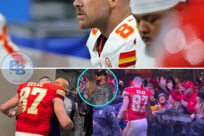 Travis Kelce Leads Chiefs’ Locker Room Celebration After Bears Game With Dance, Music, And A Taylor Swift Surprise
