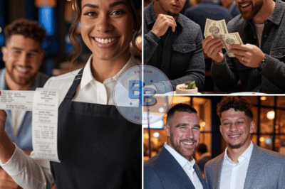 Patrick Mahomes and Travis Kelce Erase Waitress’s $92,000 Debt with $100,000 Tip on 1587 Prime Opening Night!