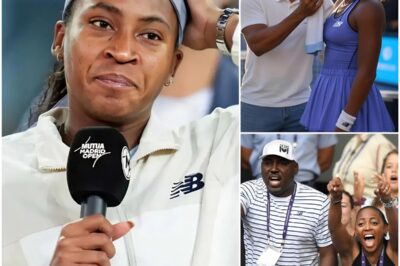 GOOD NEWS: Coco Gauff was cheered up by her boyfriend and family after her resounding victory at the Cincinnati Masters. Her boyfriend revealed that he was afraid she would give up due to psychological pressure, but today Gauff shined brightly – Coco’s emotional response to him and especially her fans made everyone choke up!!