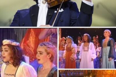 As André Rieu’s Violin Whispers the First Notes of the Rose, the Three Young Voices Rise in Harmony, Delicate Yet Powerful, Carrying the Weight of the Song’s Message. The Audience Holds Its Breath, Caught Between Sorrow and Hope, as Every Lyric Blooms Like Petals Unfolding in the Light. This Is Not Just Music—It Is a Testament to Love, to Resilience, to the Unspoken Emotions That Only Melody Can Express. And as the Final Note Fades Into Silence, One Thing Is Clear—Some Songs Don’t Just Touch the Heart, They Become It.