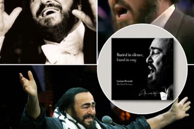 “Buried in silence, found in song” — Luciano Pavarotti’s family has uncovered a secret recording the world was never meant to hear, a haunting farewell from the great tenor himself. In these never-released arias, he sings with the strength of a legend and the tenderness of a man saying goodbye, revealing unspoken dreams, quiet regrets, and a love that still lingers in every note. More than music, it’s his final confession — a treasure that lets us hear Pavarotti’s heart, raw and unguarded, one last time.