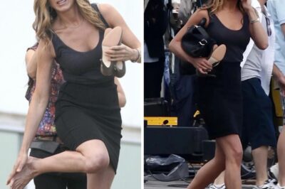 Jennifer Aniston rubs her feet in pain after walking long distances in high heels. The actress often wears high heels but a recent illness has left her feeling scared and in pain every time she sees them.