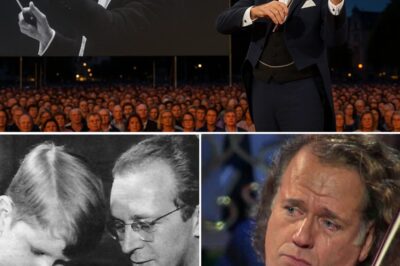 “I never said goodbye… so tonight, let this be my goodbye.” He plays wordlessly—but every note says it all. At a recent concert, André Rieu stunned fans by pausing his world tour to MEMORIZE his “late father,” Andries Rieu—the man who first gave him a violin, but with whom he shared years of “painful silence.” As a black-and-white photo of his father flashed across the screen, André performed a HAUNTING, TEARFUL melody that felt more like a wordless “final goodbye” than a piece of music. He was unable to be by his father’s bedside—and that regret lingered in every note. In that moment, the stage was like a confession, and the whole world listened to the boy say “I’m sorry” in the only way he knew how.