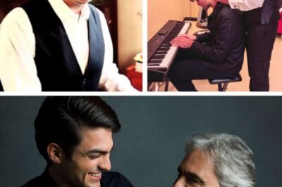 The audience is enthralled and overwhelmed with Joy after Andrea bocelli and Son matteo’s breathtaking duet of “perfect.” it is an unforgettable moment of musical magic.