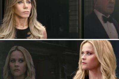 The teaser trailer for season 4 of The Morning Show, featuring Jennifer Aniston (Alex Levy) and Reese Witherspoon (Bradley Jackson) walking across from each other next to a mirrored building, with reflections of other characters, is giving many people goosebumps as it carries many layers of symbolic meaning.