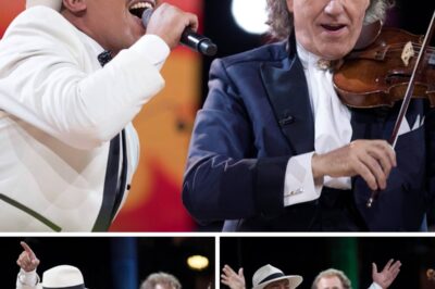 If this doesn’t bring a smile to your face, nothing will. André Rieu, the world-famous Dutch violinist and conductor, joined forces with Lou Bega, the king of late-’90s Latin pop, to deliver a breathtaking orchestral rendition of Mambo No. 5 (A Little Bit of…). The unexpected collaboration between the maestro of classical crossover and the chart-topping performer of the infectious mambo hit took audiences by storm, blending classical elegance with irresistible Latin rhythms.