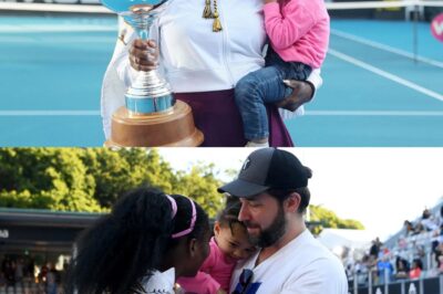 Serena Williams and Olympia pose together for sweet mother-daughter selfies while showing support for their golf team LAGC