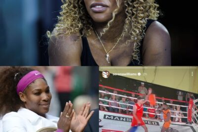 Serena Williams playfully second-guesses her career choices after being wowed by professional Pillow Fight Championship match