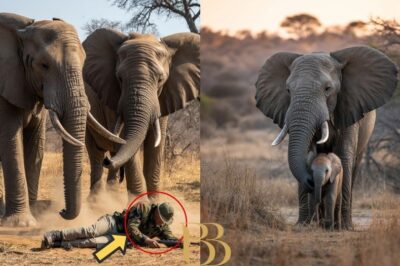 In Kruger National Park, a poacher met an unexpected fate: trampled by elephants protecting their young. This powerful story reveals the strength of animal bonds and the price of disturbing the wild.