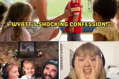 Adorable! Baby Wyatt Kelce Tells Aunty Taylor HUGE Secret about her Crush in Preschool!