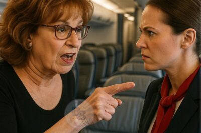 It was supposed to be a routine flight, but for Joy Behar, things took a shocking turn. A flight attendant, unaware of who she was, allegedly treated her with dismissive rudeness—rolling eyes, curt replies, and even ignoring simple requests. But the real drama unfolded when another passenger recognized The View star and whispered her name. Suddenly, the once-cold attendant turned pale, panicked, and desperately tried to make amends. Fans are now buzzing online, calling it “the ultimate karma at 30,000 feet.” What Joy did next left the entire cabin stunned… 👀👇