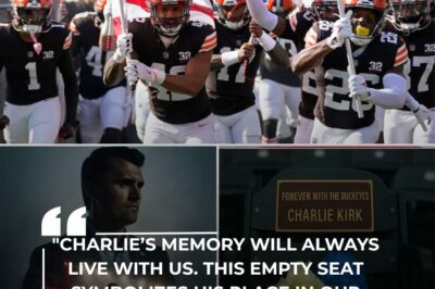 BREAKING: Cleveland Browns Leave Empty Seat in Memory of Charlie Kirk — “Forever with the Browns on Gameday”