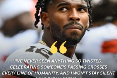 BROWNS STAR STRIKES BACK 💔⭐: As shocking videos surfaced of people celebrating Charlie Kirk’s death, Cleveland quarterback Shedeur Sanders broke his silence in fury, blasting the cruelty in an emotional statement that set Browns Nation ablaze and reignited the debate across America…