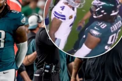 NFL EXPLOSION: Jalen Carter Fined After Shocking Spit at Dak Prescott — Eagles Thrust Into Controversy as Fans Split Over Discipline, League Faces Backlash, and Tensions Ignite Across Opening Day, Raising Questions About Sportsmanship, Professionalism, and Whether Star Players Are Held to Equal Standards in America’s Most Beloved Game!