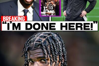 Chaos Unfolds as Shedeur Sanders Walks Away from Browns — Kevin Stefanski’s Furious Reaction Shakes the Team to Its Core!