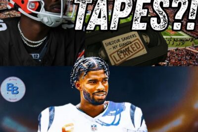 “Inside the NFL’s Darkest Draft-Day Scandal: How a Secret Giants Sting Operation, a Tampered Playbook, and the Threat of a Leaked Video Conspired to Bury Shedeur Sanders’ Future — and Exposed the Ruthless Network of Manipulation, Hidden Agendas, and Backroom Deals That Decide Who Rises and Who Falls in Pro Football’s Biggest High-Stakes Gamble”