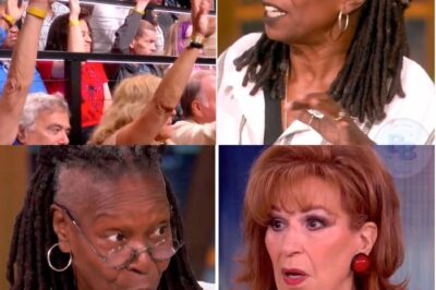 DAYTIME DRAMA EXPLODES: The View spirals into controversy after Whoopi Goldberg polls audience members on their vaccination status. Joy Behar’s harsh decree—“Don’t come back if you’re unvaccinated”—sends shockwaves through the studio. Fans are left divided, with heated debates erupting nationwide over freedom, safety, and whether the beloved show crossed the line.
