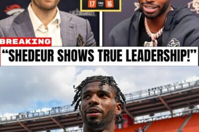 The Browns’ Heartbreak, and the Rookie Who May Have Just Changed Everything: Shadur Sanders’ Moment of Leadership