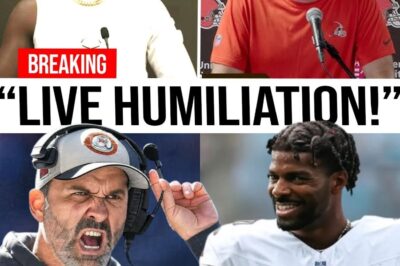 Shedeur Sanders Publicly Humiliates Kevin Stefanski on Live TV: NFL Stunned by Cleveland Browns’ Power Struggle