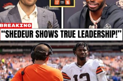 A Handshake of Hope in a Factory of Failure: How Shedeur Sanders’ Quiet Leadership Exposed the Cleveland Browns’ Broken Soul